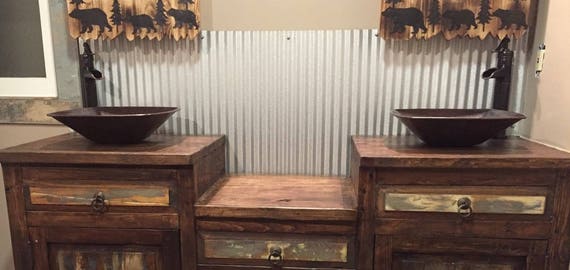 15 Square Copper Vessel Bathroom Vanity Countertop Sink Etsy