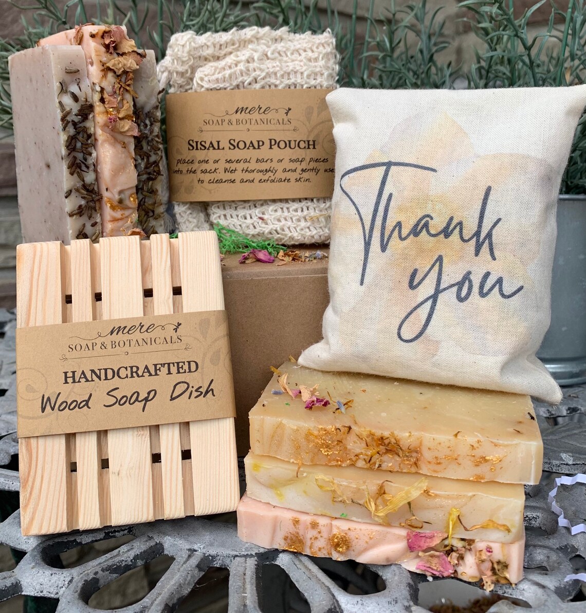 Thank You Soap Set 6 bar Soap Set with Naturally Scented Etsy