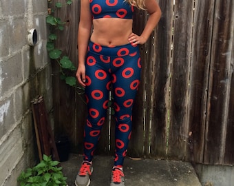 Women's Donut Leggings / Workout Pants / You Enjoy My Shirt