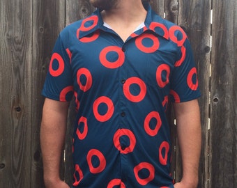 Men's Donut Shirt Button Up / Button Down / You Enjoy My Shirt