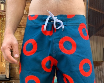 Men's Donut Board Shorts / Swim Trunks / You Enjoy My Shirt