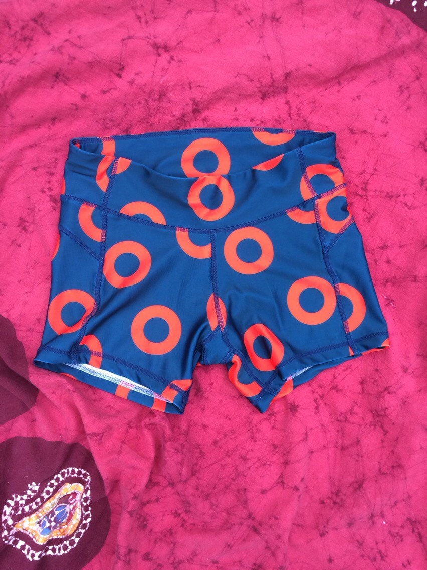 Women's Phish Fishman Donut Workout Shorts / You Enjoy My - Etsy
