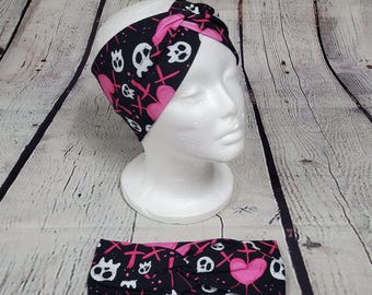 Three of Swords Twist Headband, Stretchy Adult Headband