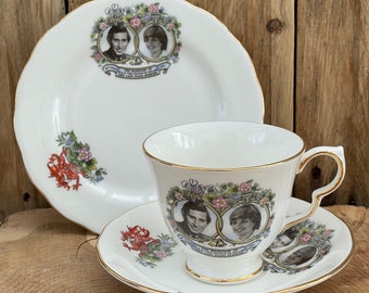 Vintage ‘Queen Anne’ Bone China Tea Set (Charles and Diana Wedding 1983)