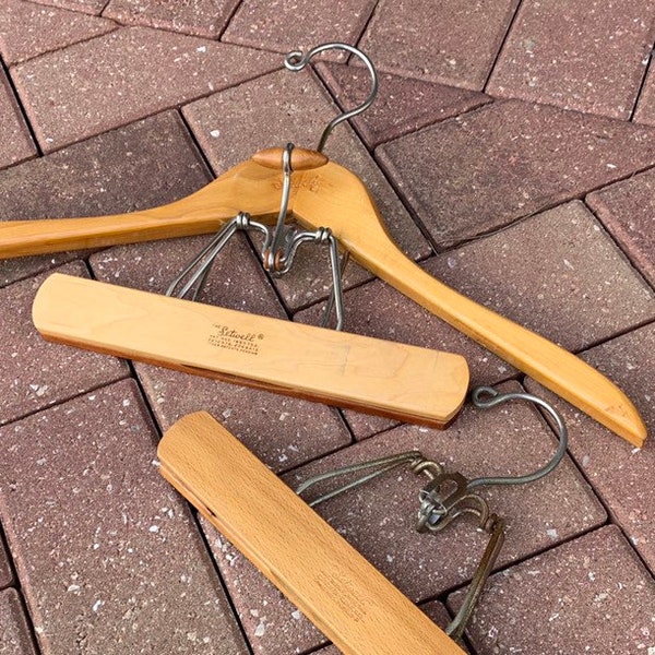 Wooden Hangers Made in the Usa Etsy