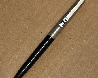 Paper Mate HUSKY Grip #3 Pen Vintage Double Heart Profile Black