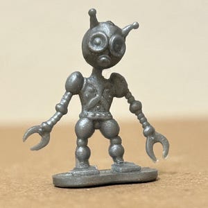 LP Space toy 1/72 extraterrestre lune Mars astronaute Hong Kong Hong Kong Figurine en plastique souple vintage des années 1960 de l&#39;ensemble de jeu 1 pouce de haut pinces