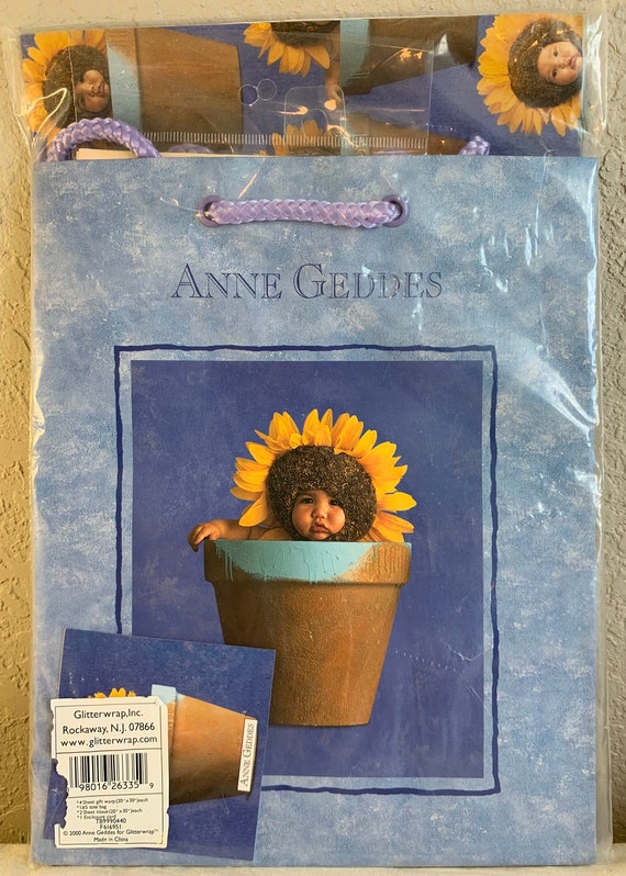 Anne Geddes Gift Wrap Wrapping Paper Sheets Tissue Card Tote Bag