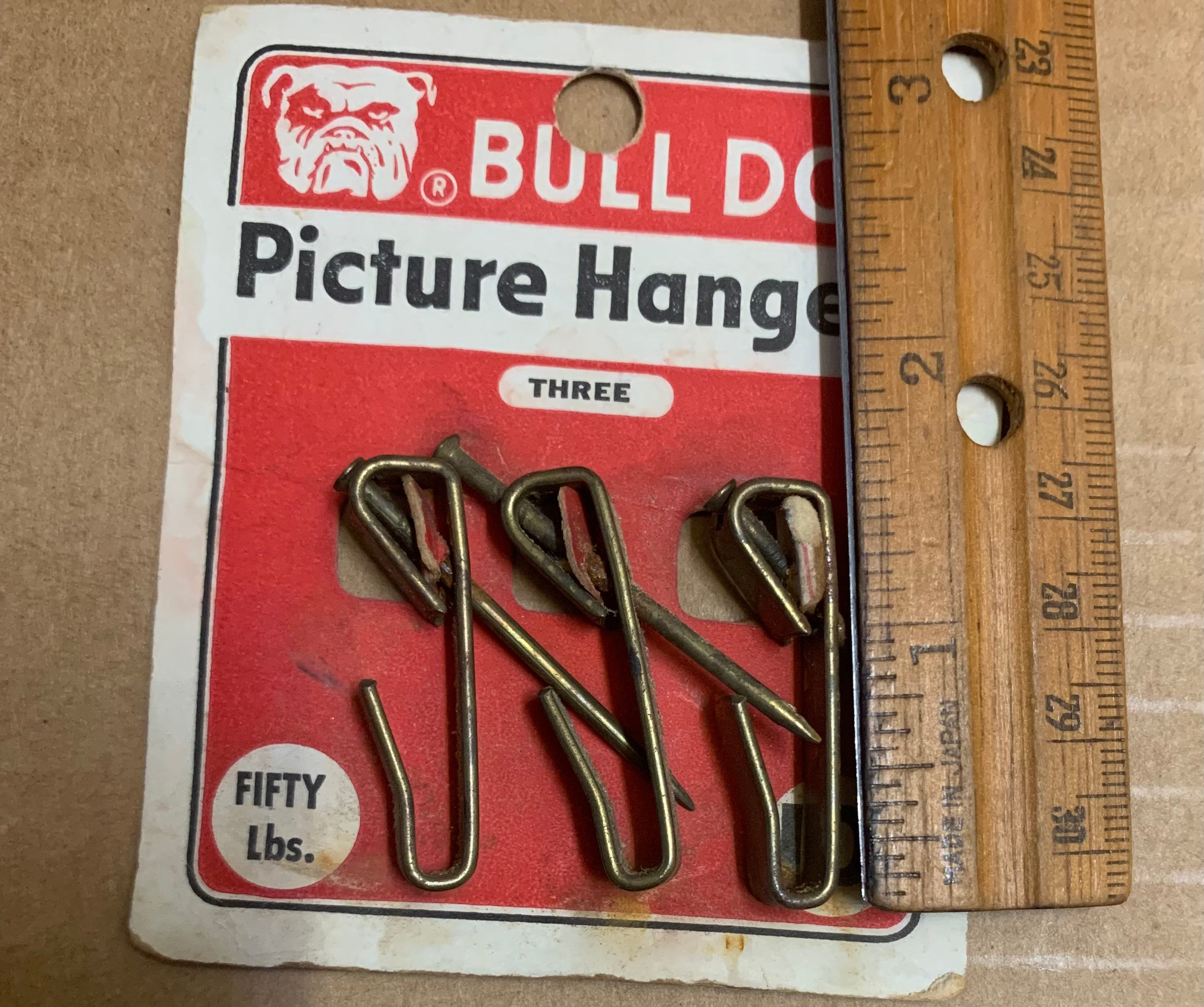 Bulldog Picture Frame Hangers - 50 Pound - (4 Pack) - D. Lawless