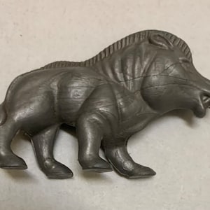 Vintage Cereal Premium Dinohyus Lido Prehistoric Pig Beast Nabisco Dinosaur Plastic Premium extinct Daeodon mammal Figure 1960&#39;s toy prize