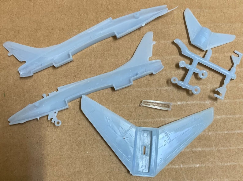 Hobby Miniatures Rare Plastic Mini Model Jet Plane Kit F-100 Novelty ...