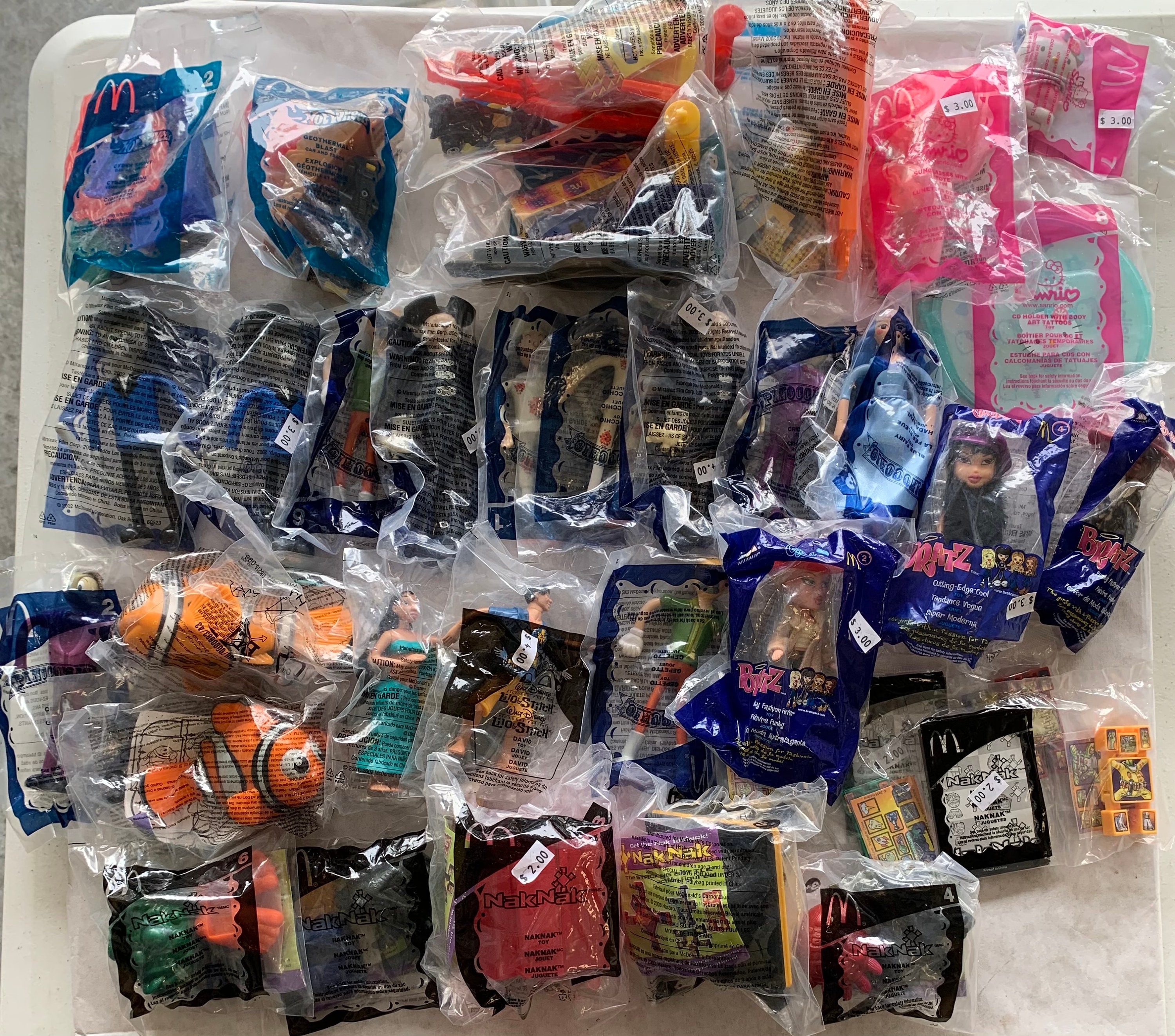 Mcdonalds 2002 2003 Mixed Sealed Lot of 33 Hello Kitty Sanrio