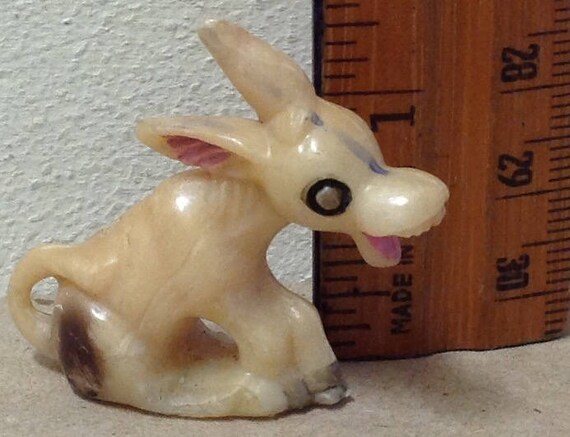 plastic toy donkey