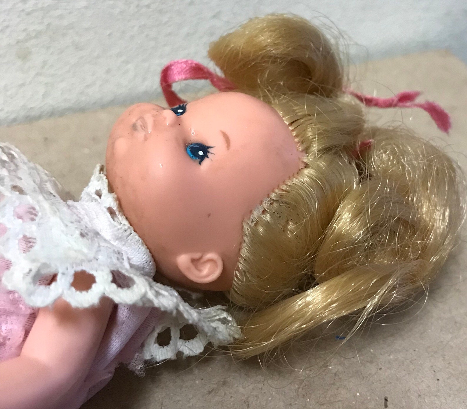 Mattel Happy Family Baby girl 1976 body 1974 head blonde hair Etsy