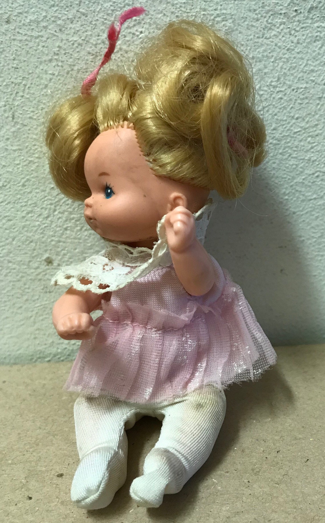 Mattel Happy Family Baby girl 1976 body 1974 head blonde hair Etsy