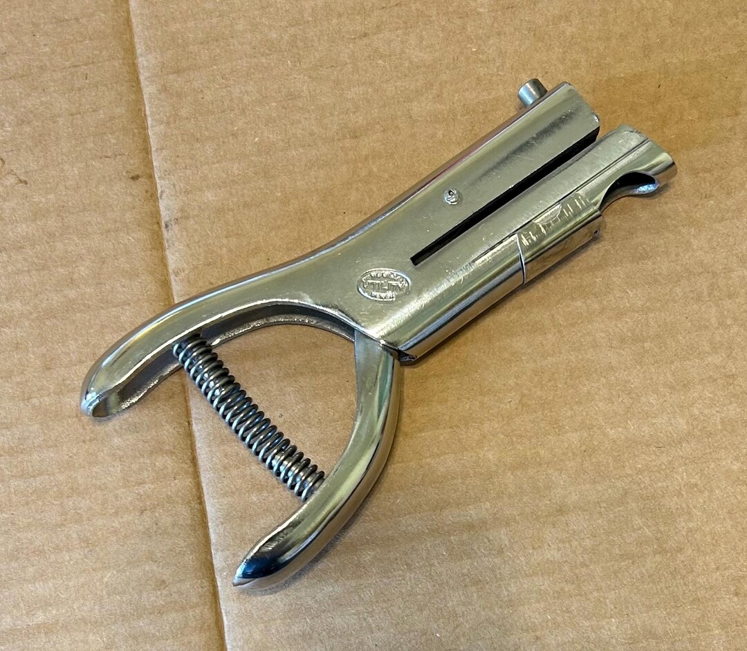 Punch 2 Inch Vintage Mcgill Utility 1/8 Inch Single Hole Punch, 2 Inch Reach Hand ...