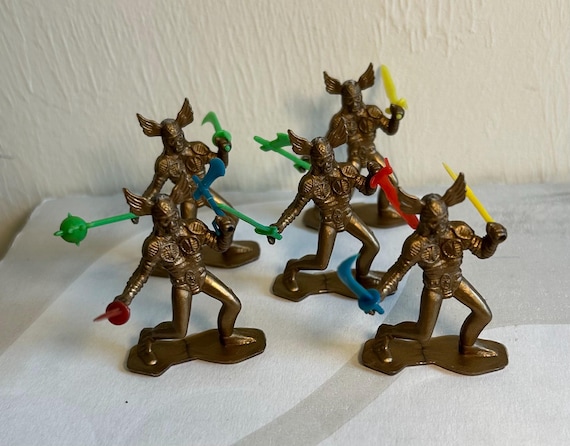 Scifi Fantasy Toy Soldiers Lot 1980's Copies of Marty Toys