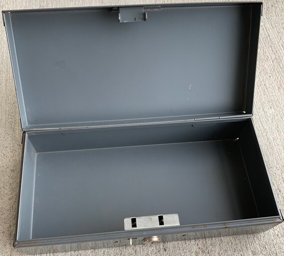 Art Steel Co Cash Box Moldmaster Coin Tray Gray Paint Metal