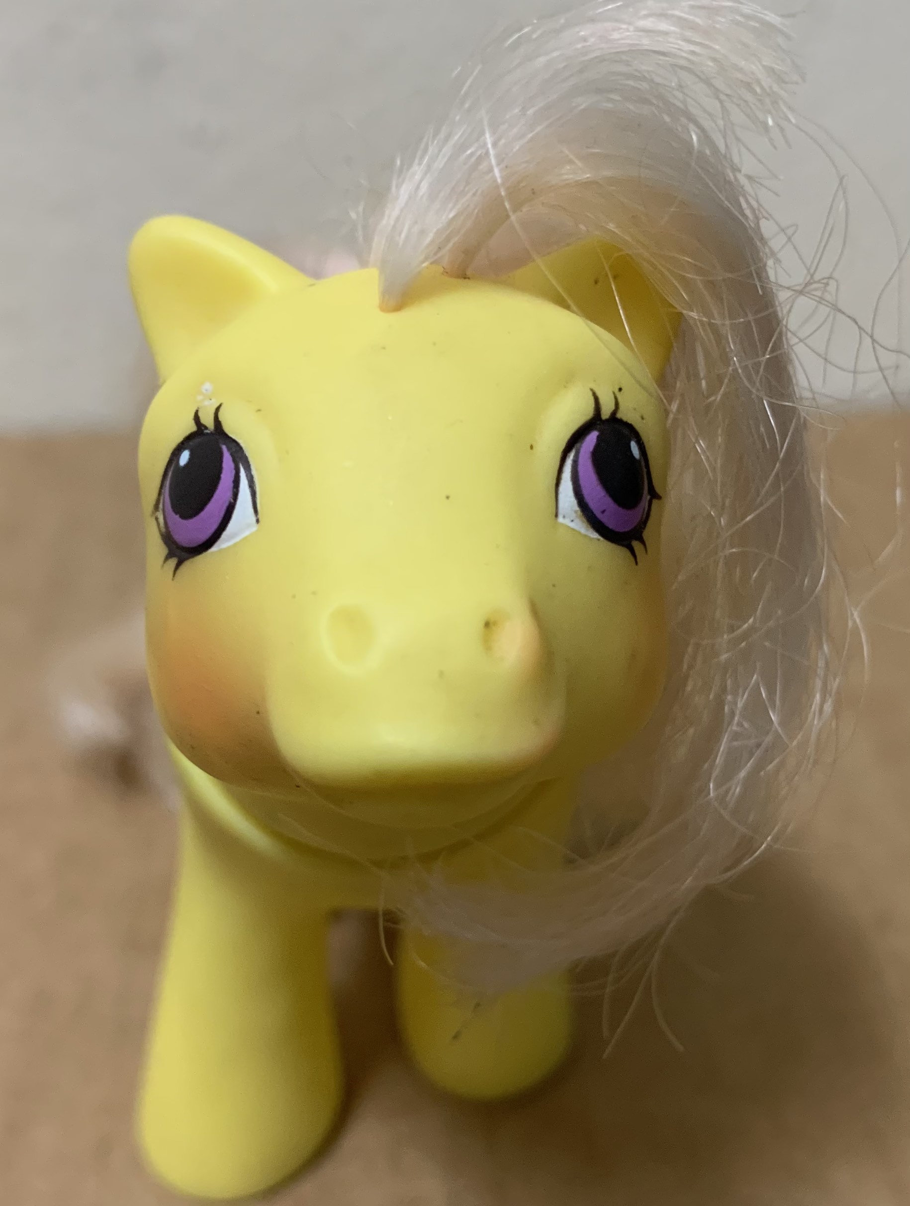 Vintage 1980's My Little Pony Peek a Boo Ponies Baby Snippy