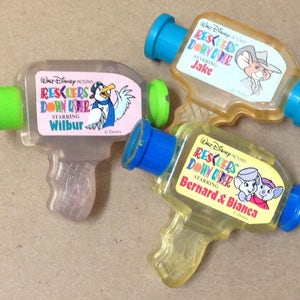 Mini viewers Disney The Rescuers Down Under lot Bernard Bianca Wilbur, Jake McDonald&#39;s Happy meal toys 1989 vintage 1980s cartoon fast food