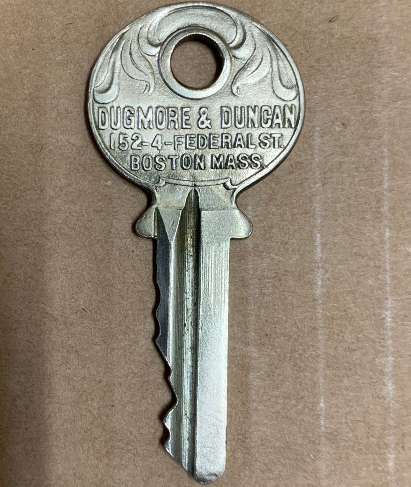 Dugmore & Duncan Key Ornate Flat True Vintage Boston Mass Etsy Singapore