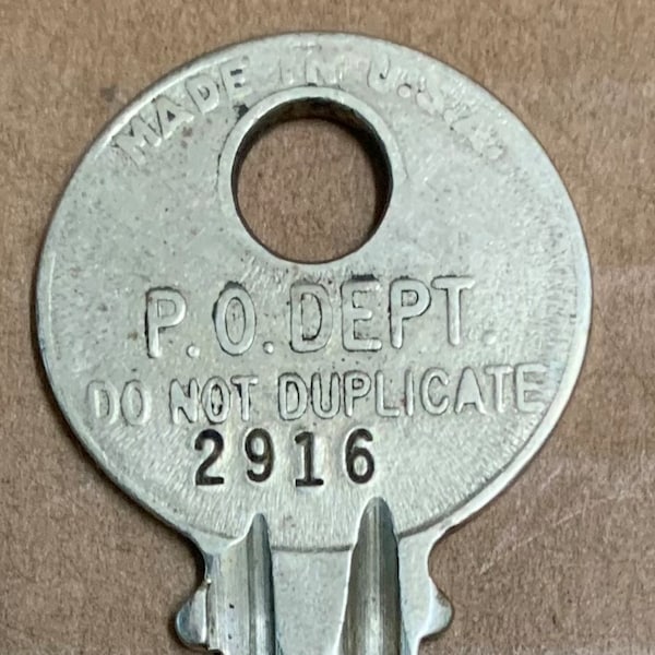 Vintage Usps Key Etsy