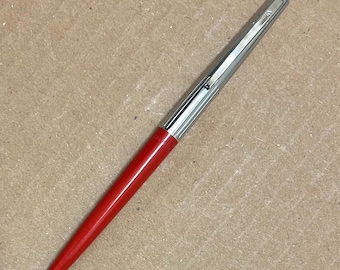 ヴィンテージ シェーファー ペン レッド シルバー クローム S ロゴ