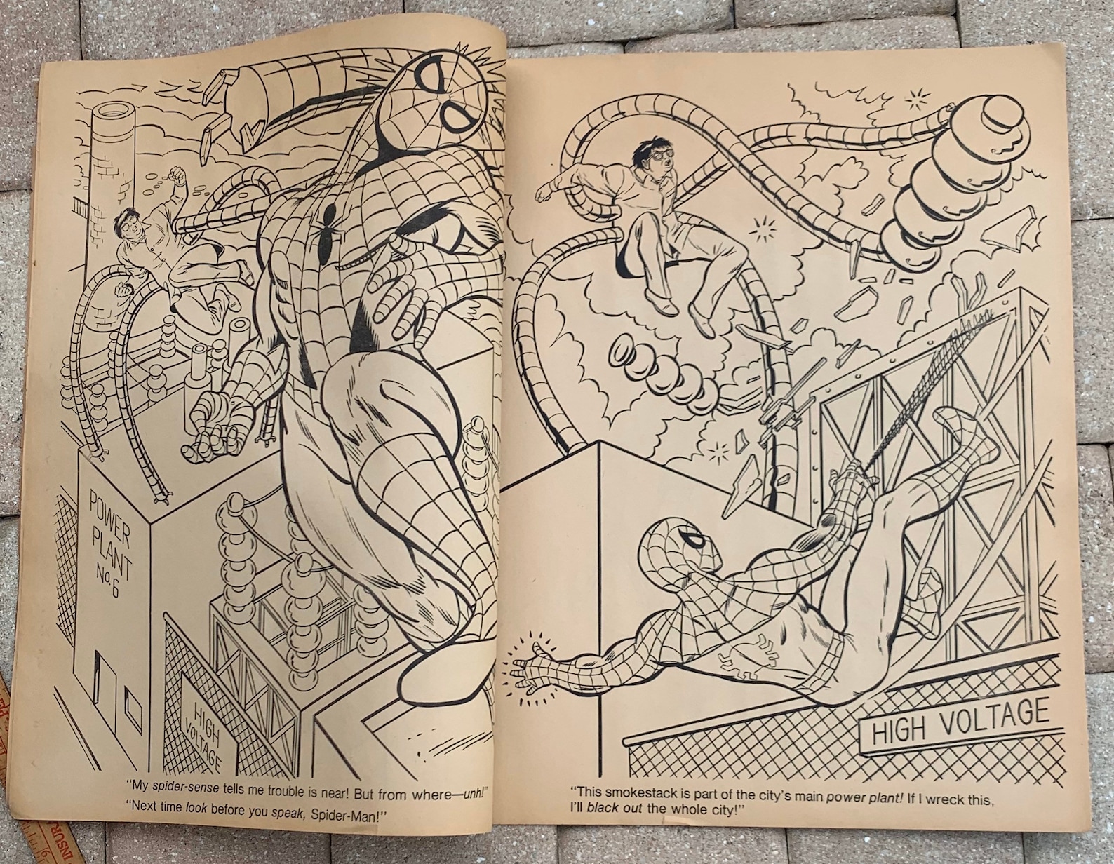 Jumbo Giant Spider Man Coloring Book Vintage 1983 Super Size - Etsy