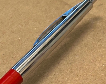 ヴィンテージ シェーファー ペン レッド シルバー クローム S ロゴ