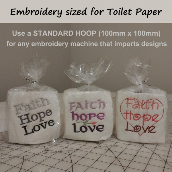 Let’s Embroider On Toilet Paper! Embroider for Weddings, Christmas gifts, fund raisers, gifts and more!