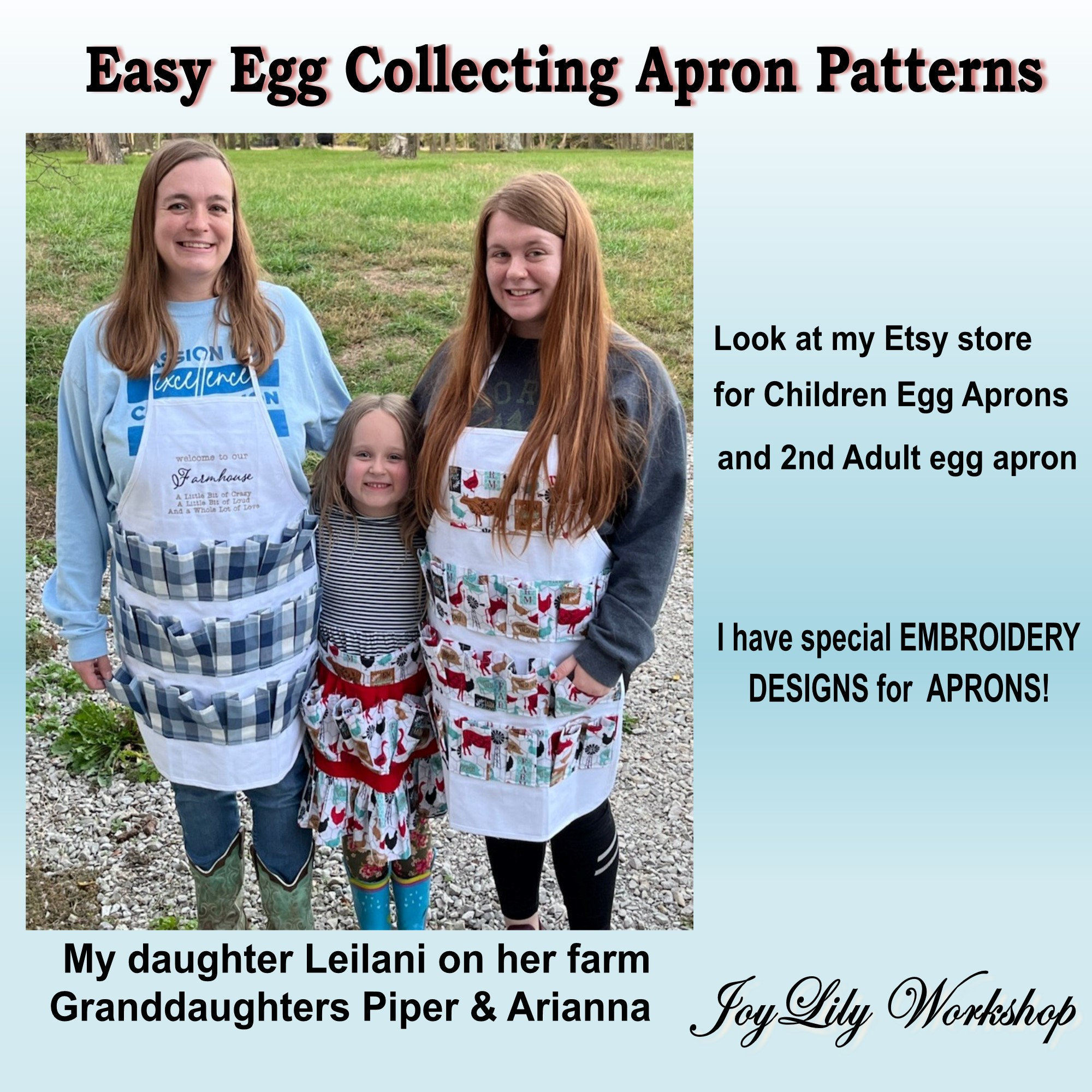 Sew an Egg Collecting Farm Apron – Sewing
