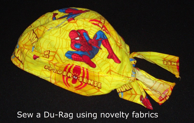 Du-rag Sewing Pattern: Photo Instructions & Pattern Pieces (PDF) - Etsy
