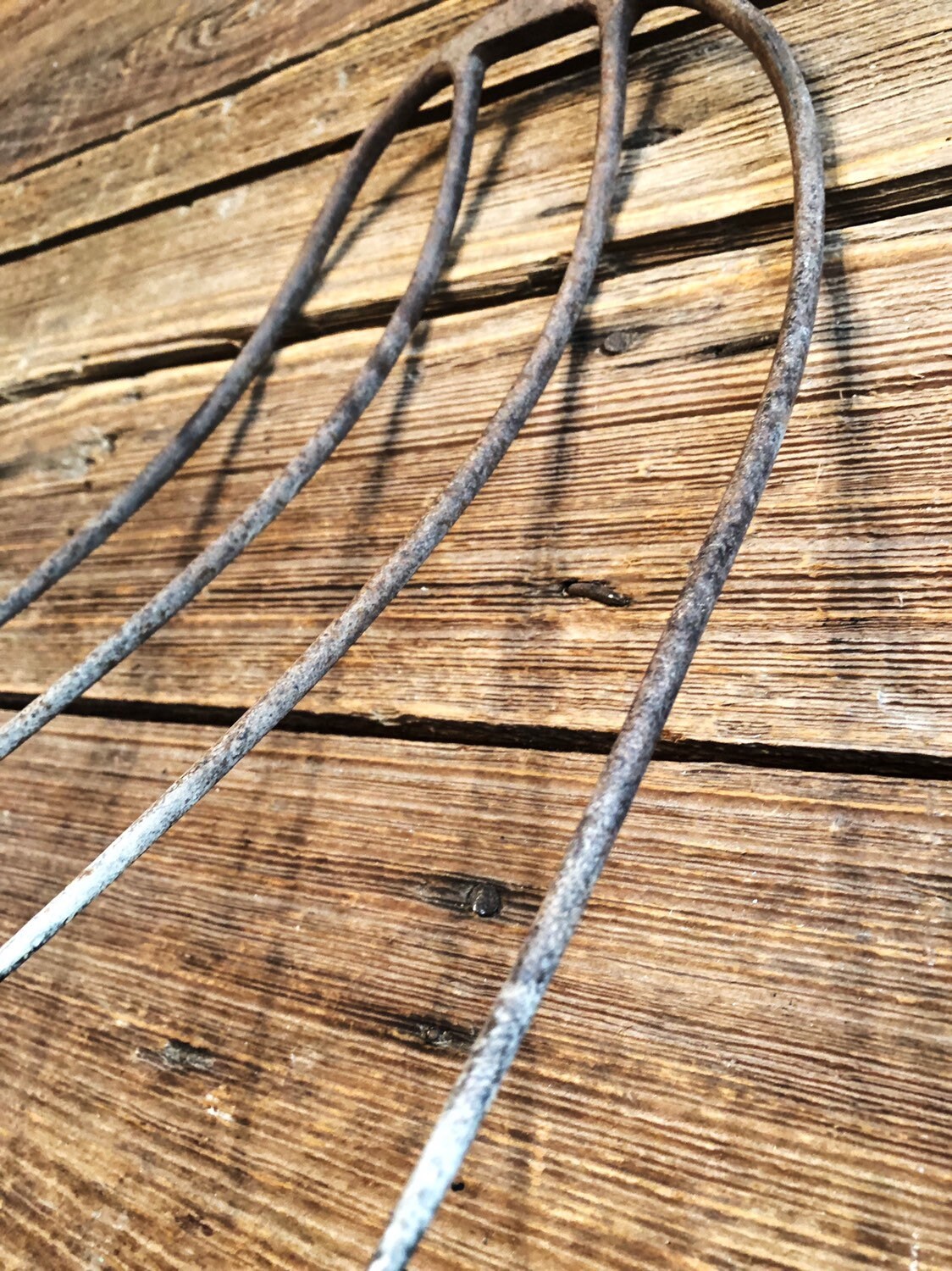 Pitchfork Hand Iron Fall Farmhouse Decor Industrial Salvage Tool