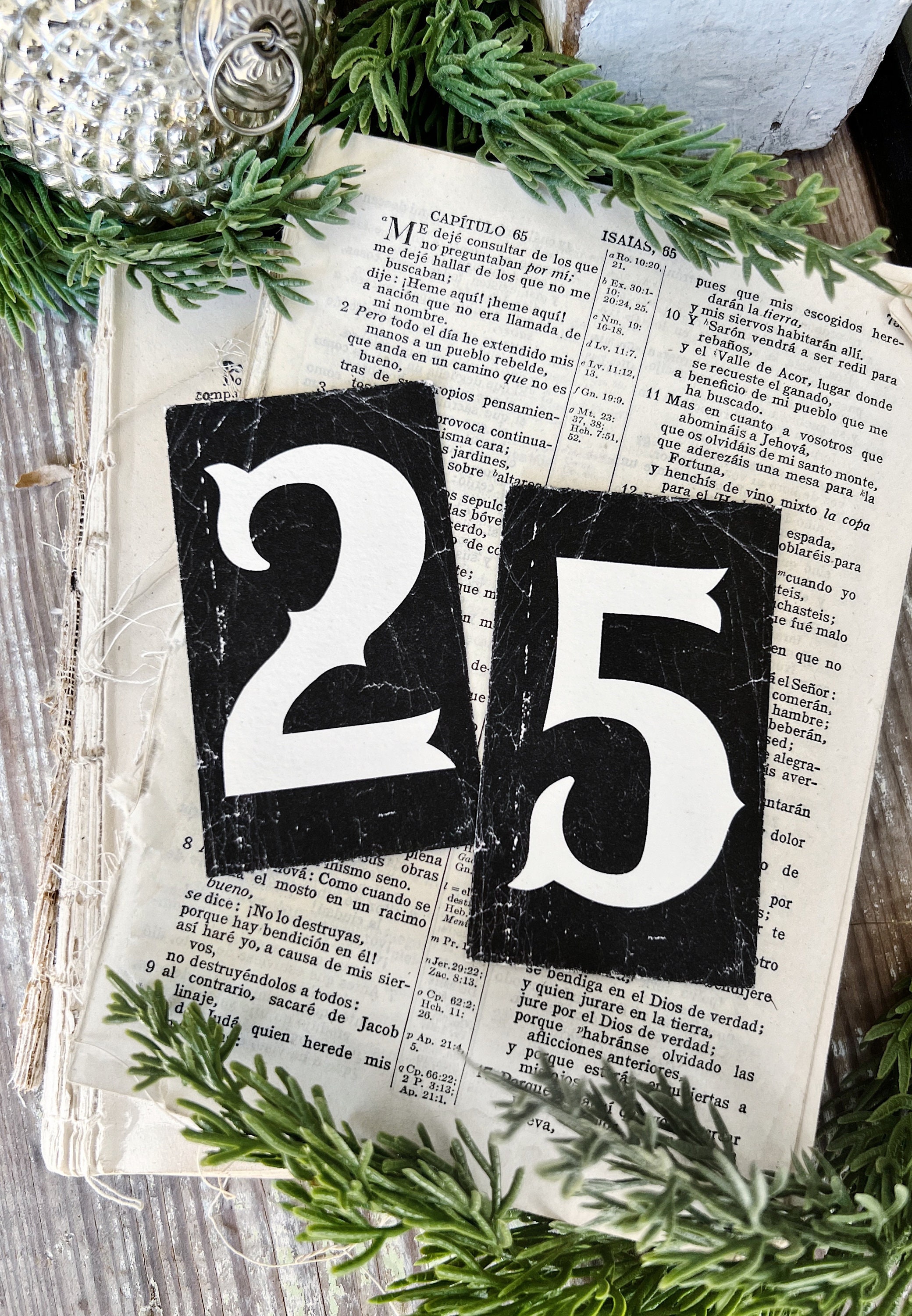 Number 25 Vintage - Etsy