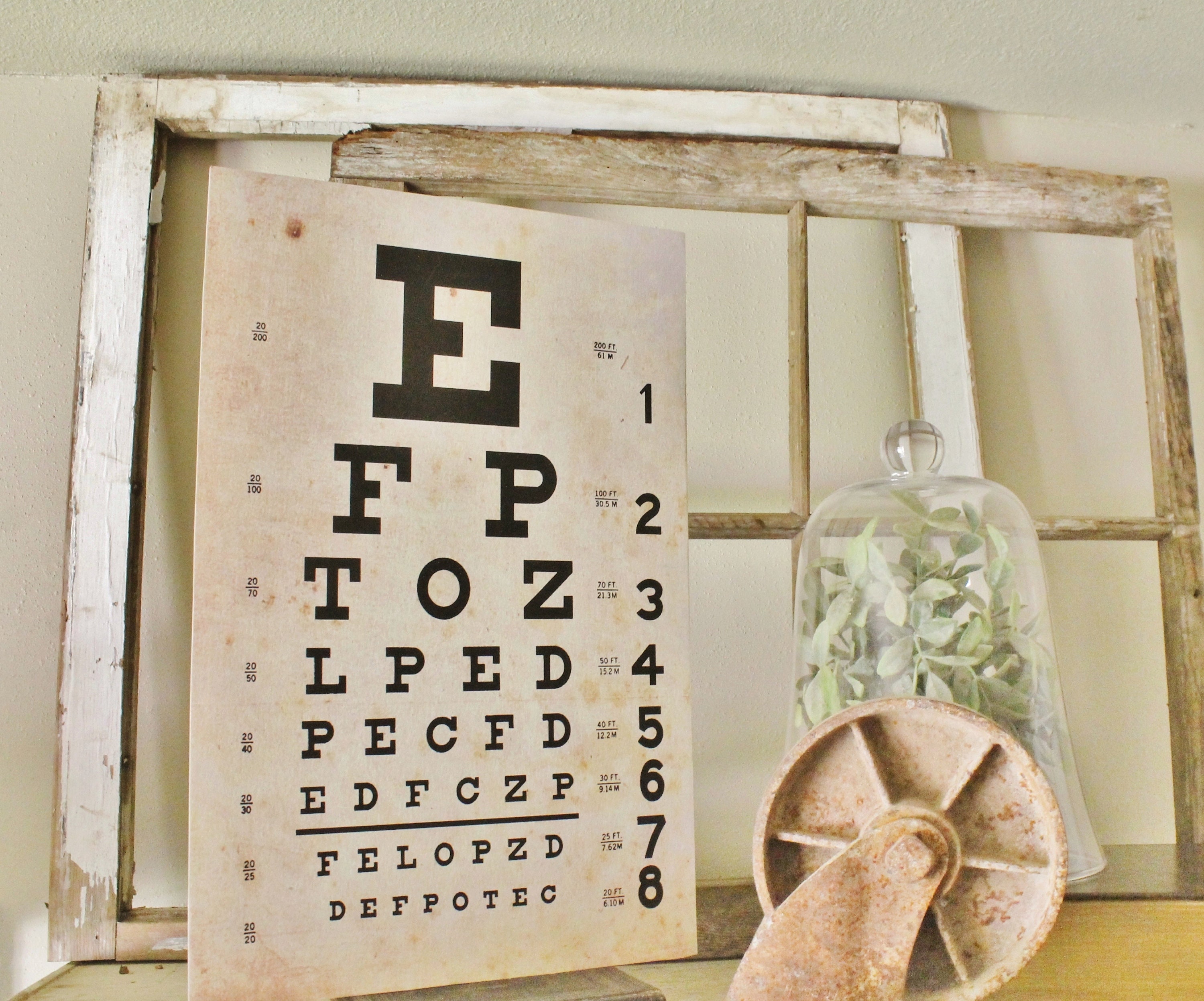 Wine Eye Chart Poster