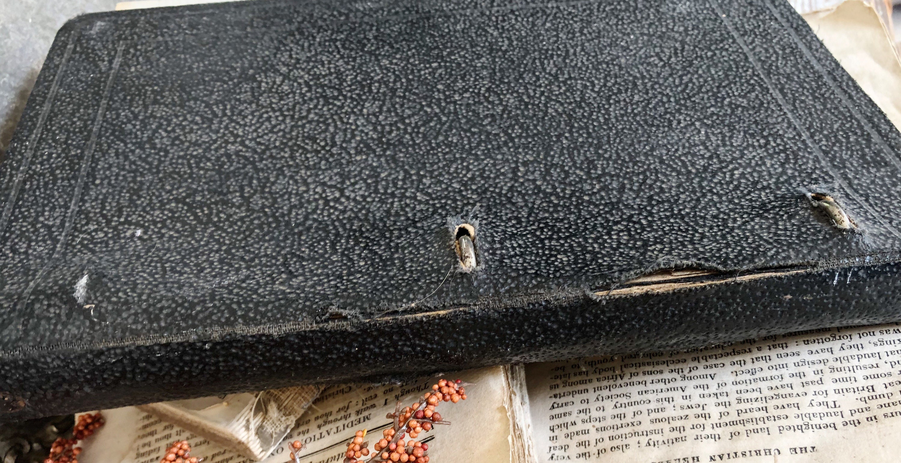 Vintage LEDGER Book Industrial Office Salvage Supply Farmhouse Decor