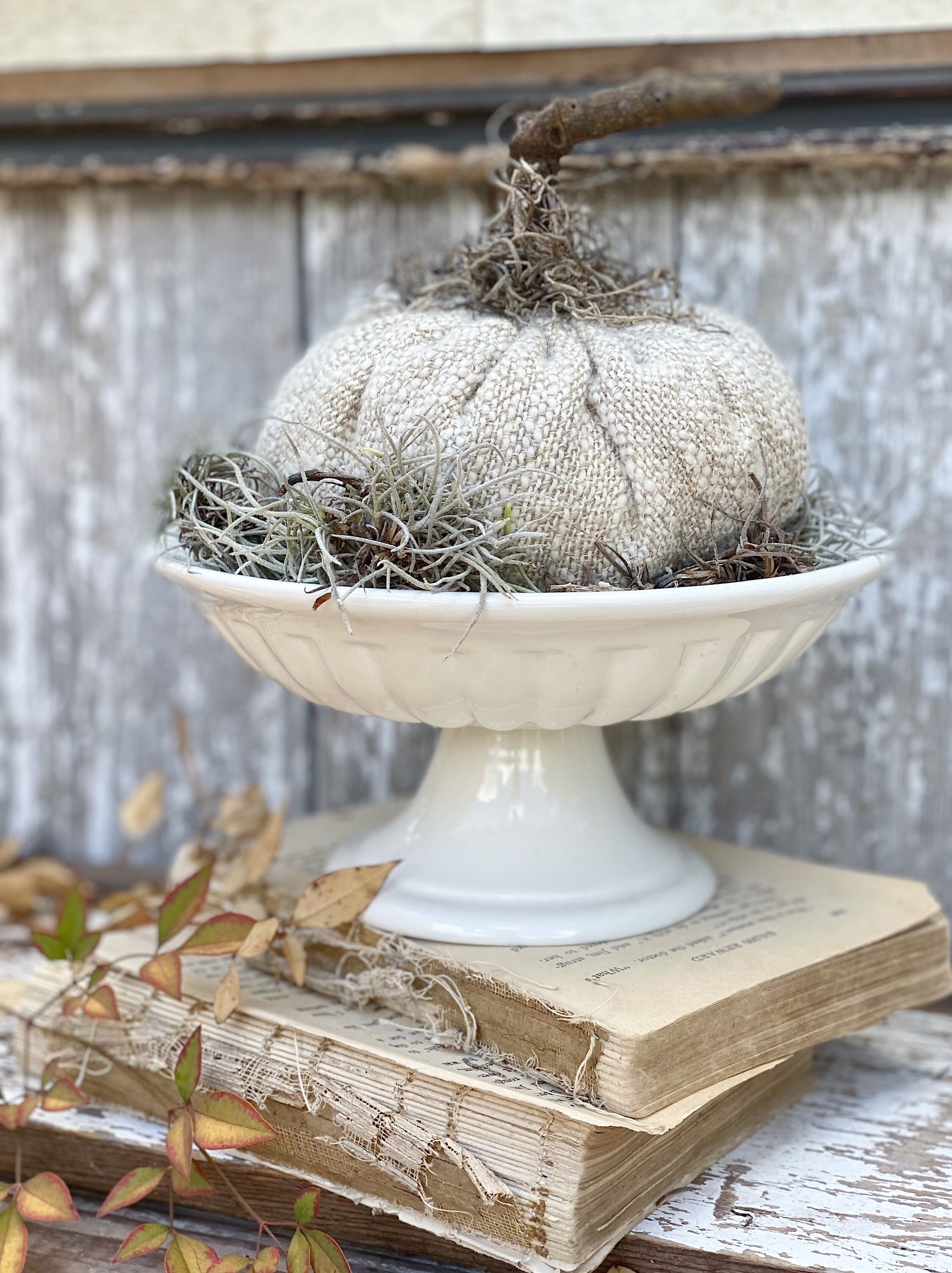 Antique White Ironstone Compote Bowl Lady Finger Scallop Footed