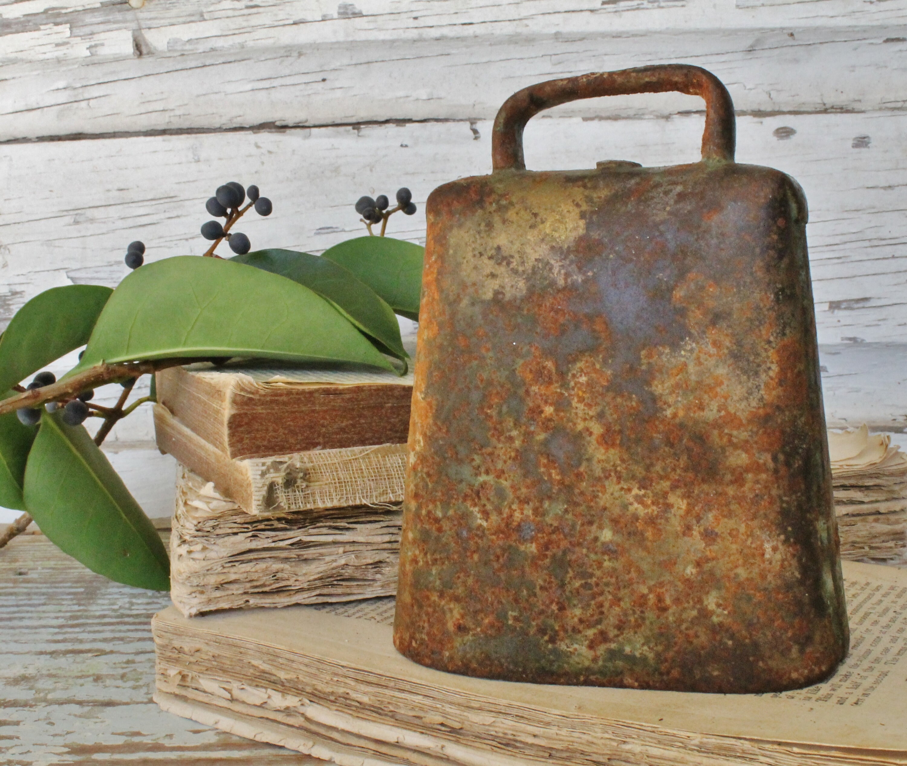 Antique Vintage Cow Bell EXTRA LARGE Livestock Barn Salvage Industrial