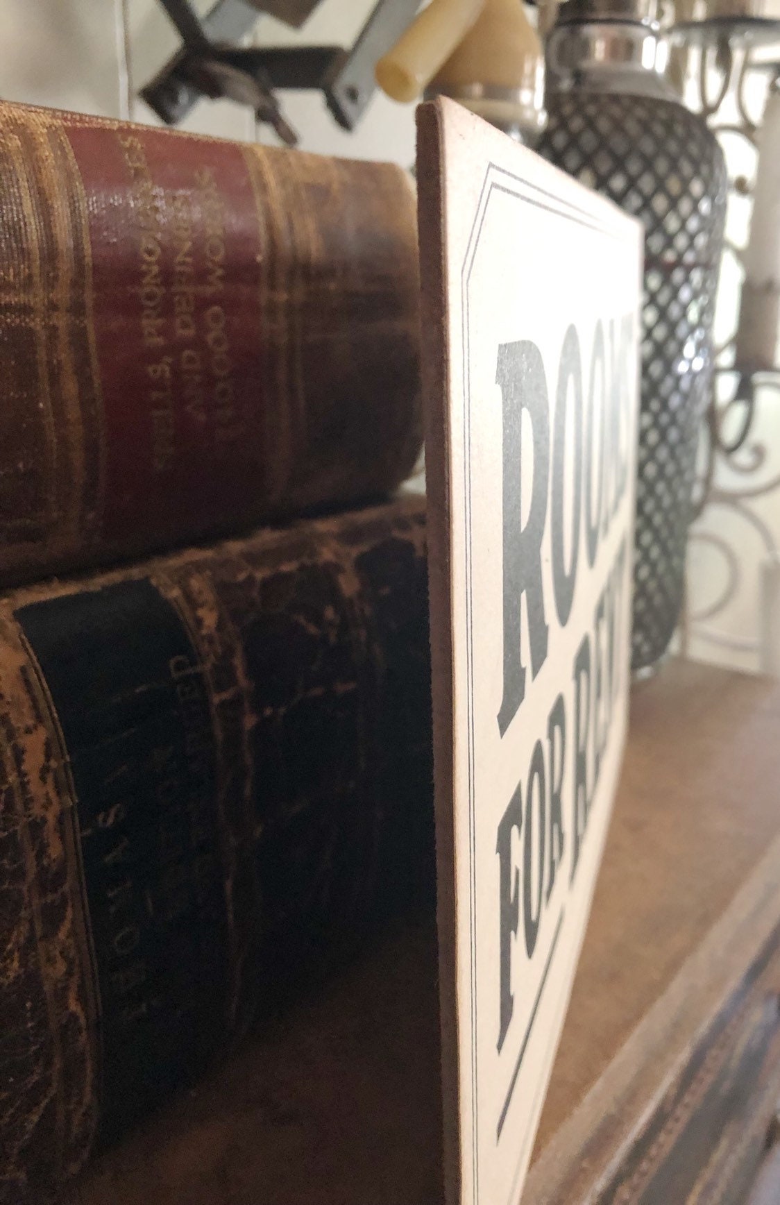 ROOMS FOR RENT Wood Sign Vintage Antique Farmhouse Decor Wall - Etsy