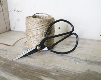 Farmhouse Garden Scissors Black Metal Steel Vintage Style MEDIUM Fixer Upper Decor Florist