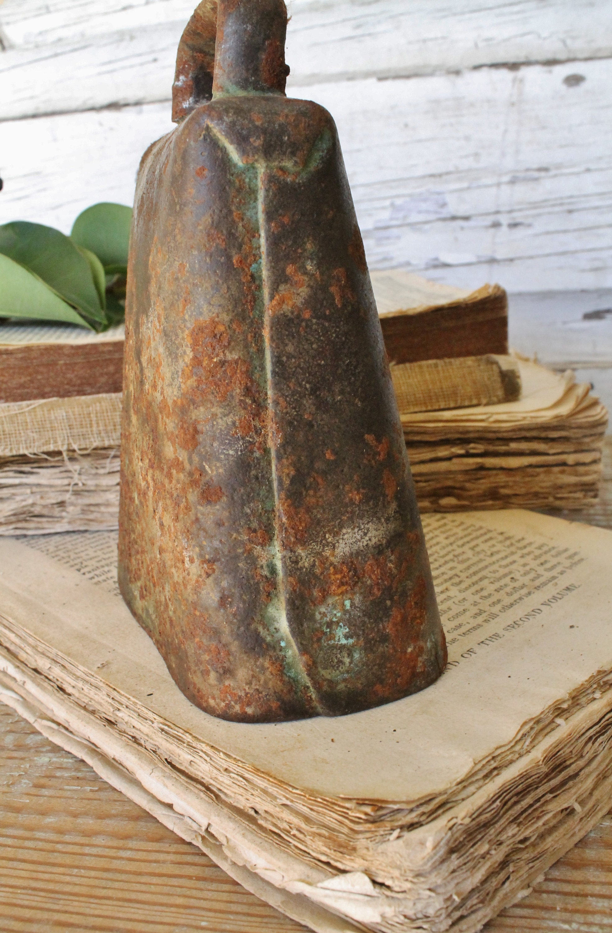 Antique Vintage Cow Bell EXTRA LARGE Livestock Barn Salvage Industrial