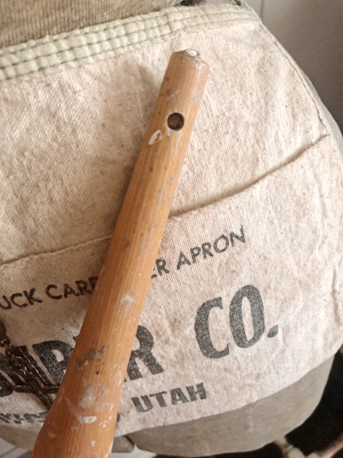 Antique Paint Brush Horse Hair Artist Round Brush Farmhouse Decor Fixer