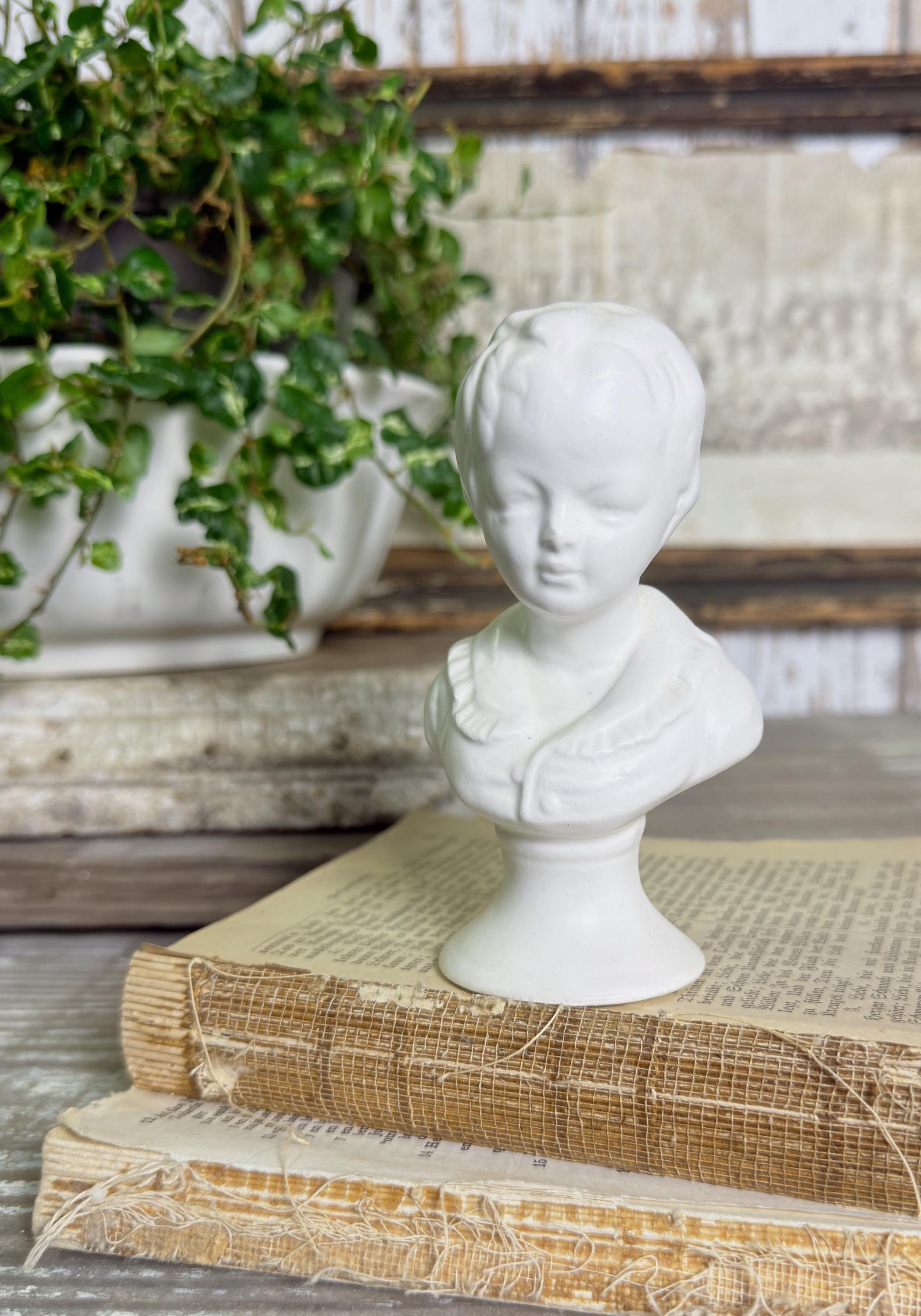 Antique Garden Boy Statue - Etsy