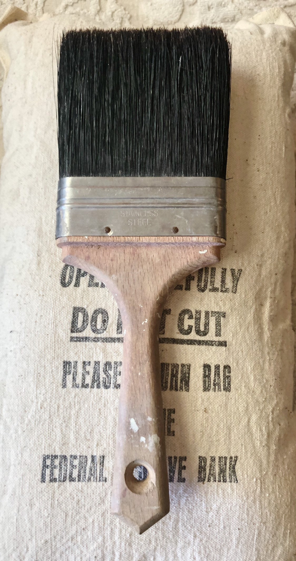 Vintage Paint Brush Farmhouse Decor Fixer Upper Decor