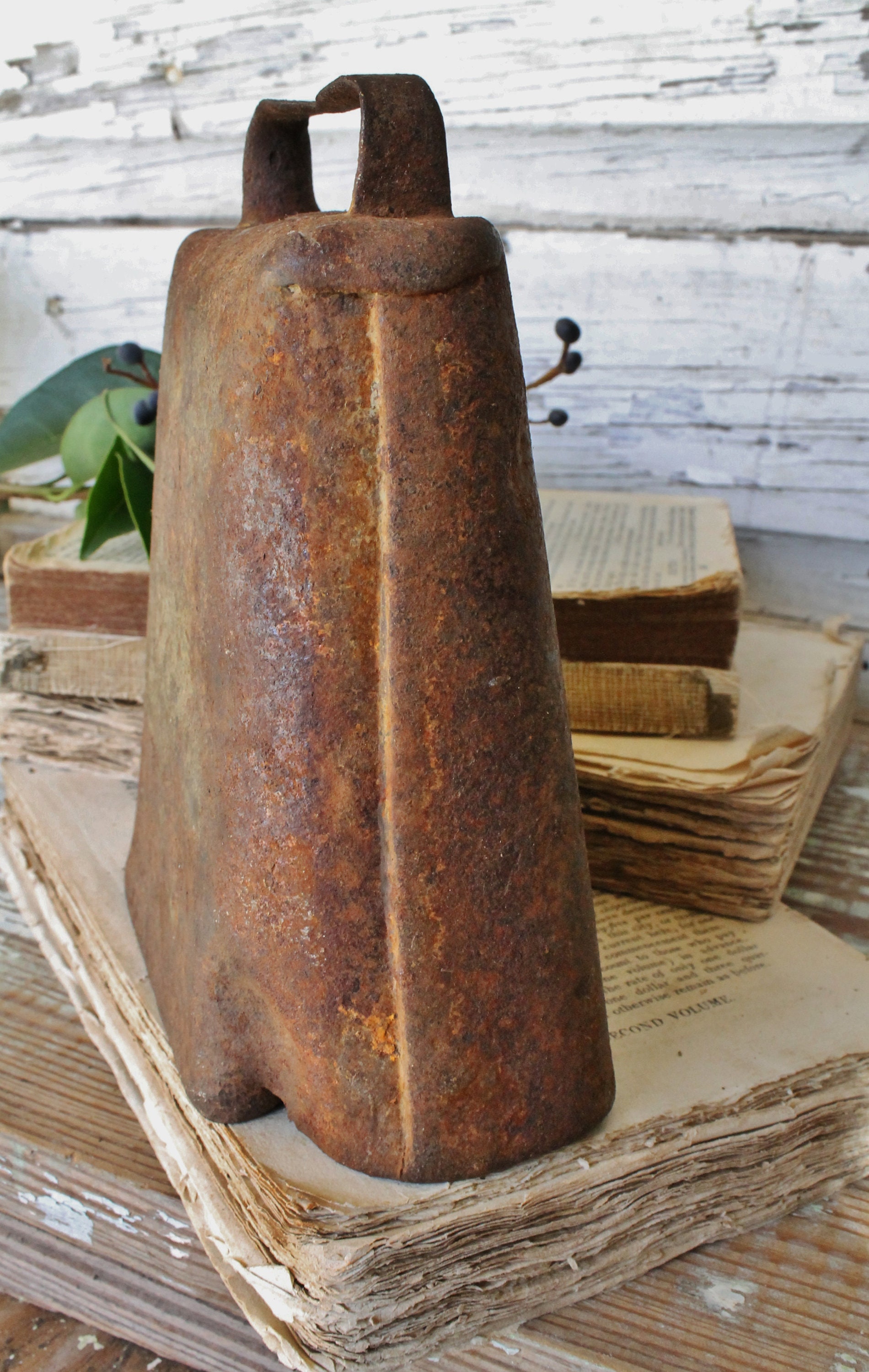 Antique Vintage Cow Bell EXTRA LARGE Livestock Barn Salvage Industrial