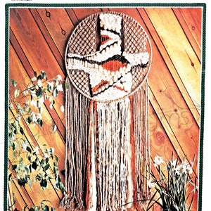 Vintage Mandela Wall Hanging Macrame Pattern
