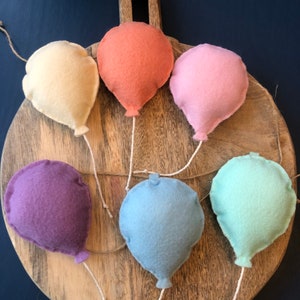 Balloon Felt Garland * Handmade * Decorations * Party Decor * 1st birthday * high chair decor *