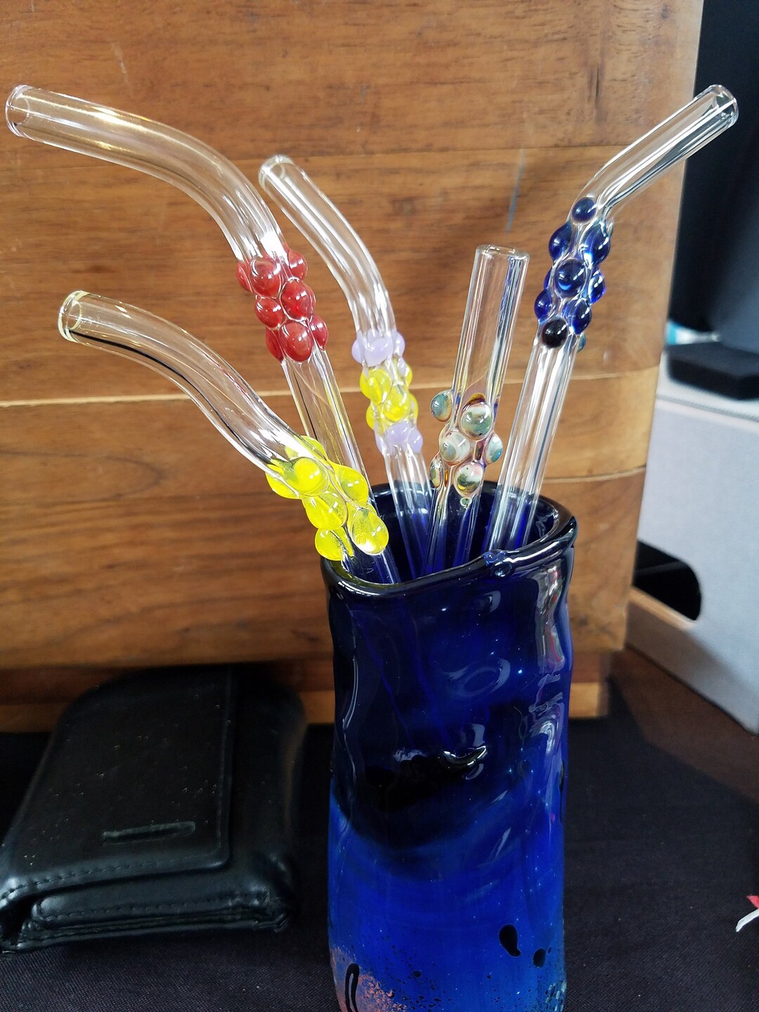 Pyrex Glass Straws Custom Work and Colors on Request Etsy