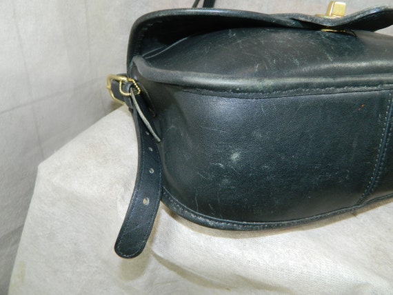 COACH ~ 'Saddlery' Bag Style #9535 - Brass - Blac… - image 7