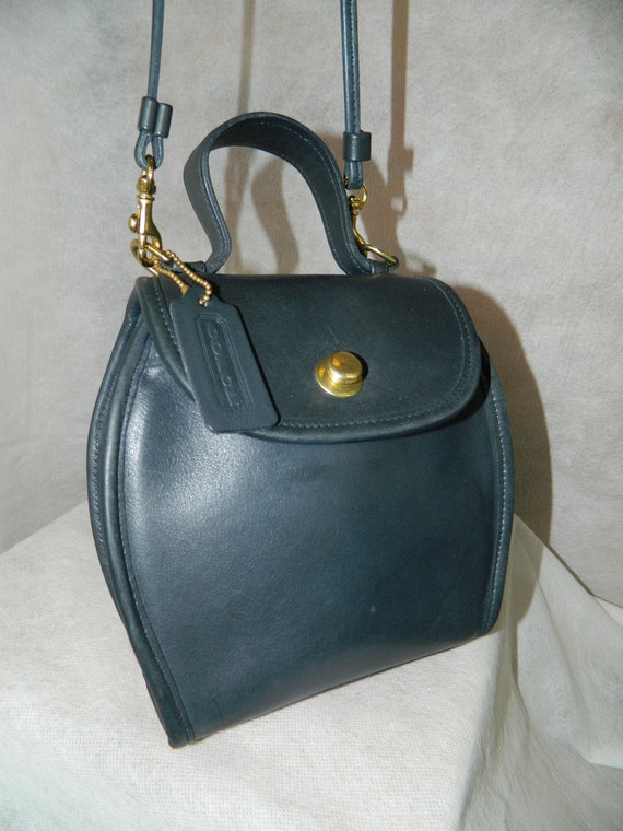 navy blue coach bag